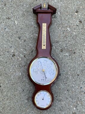 Vintage Stephens & John Marine Weather Station Barometer Thermometer Hygrometer